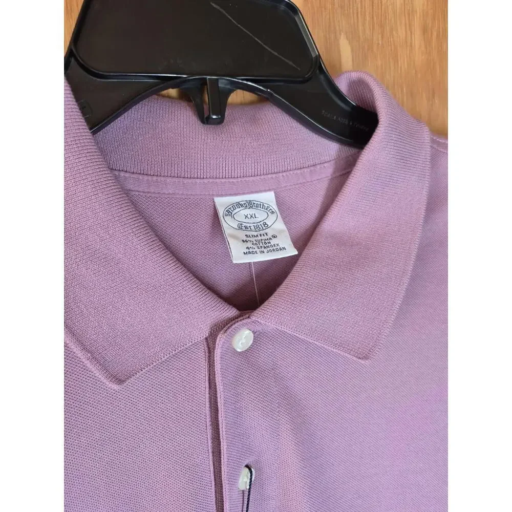 BROOKS BROTHERS POLO SHIRT 1818 Mens Pastel Colors ORIGINAL Fit  XL 2XL New $98 - Picture 3 of 8